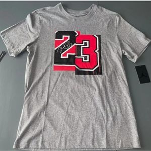 NIKE Air Jordan "23" Slash T-Shirt NEW Mens Size L